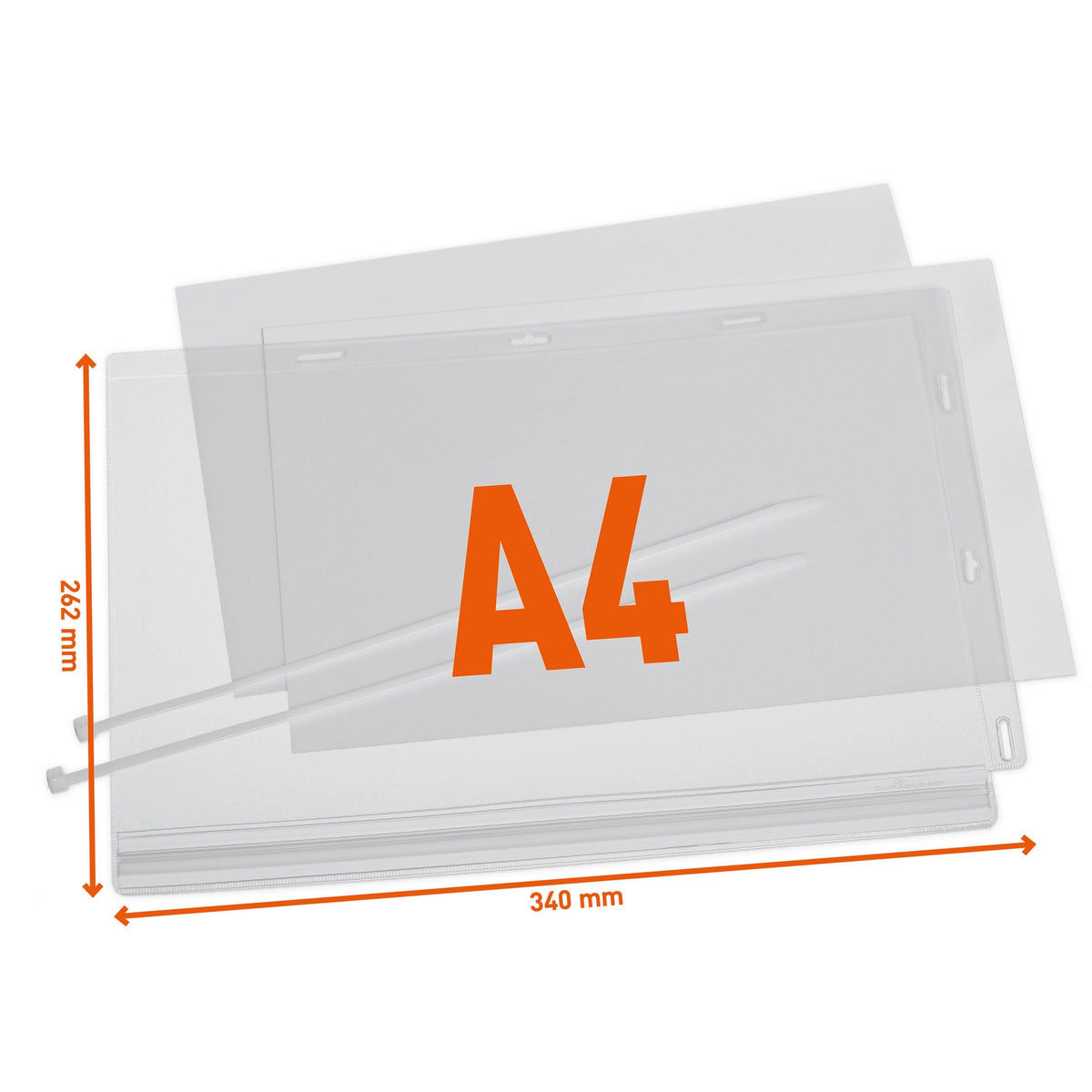 Info.lomme vanntett A4 kabelbstrips