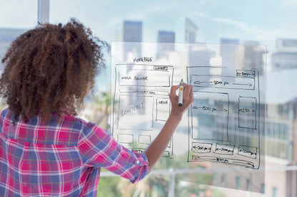 Whiteboardfilm Nobo 80x60cm, 25 ark/rull