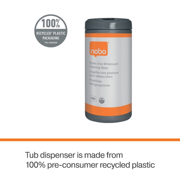 Whiteboard rensekluter Nobo Sustain /100