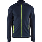 Jakke Fleece Grid STRIKER blå/gul 3XL