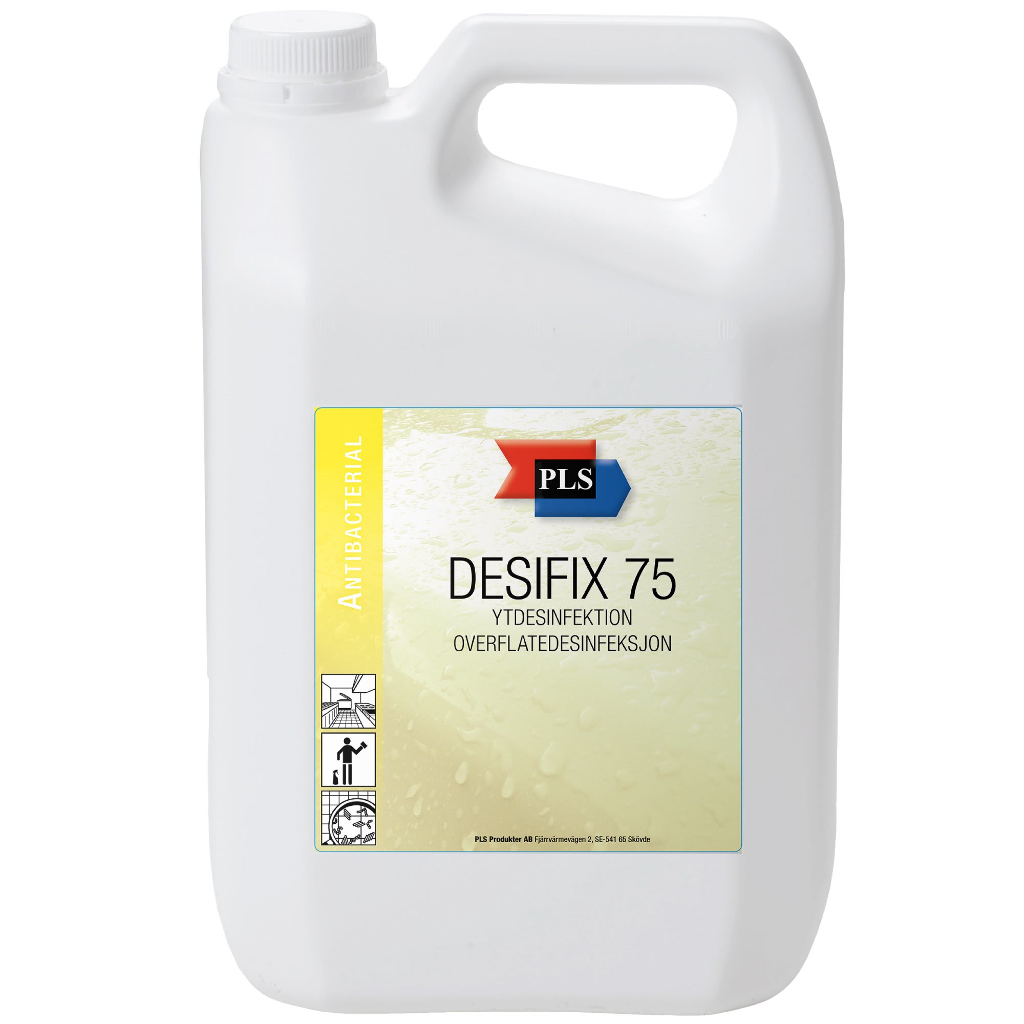 Desinfeksjon overflate Desifix 75% 5l