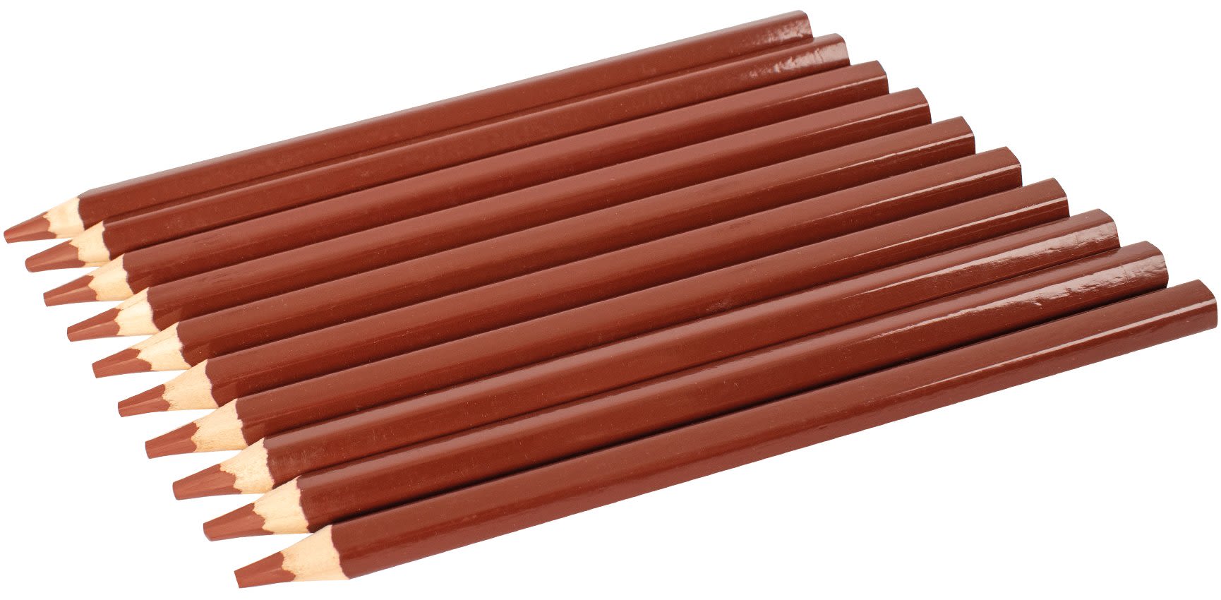 Fargeblyant tykke brun 10pk
