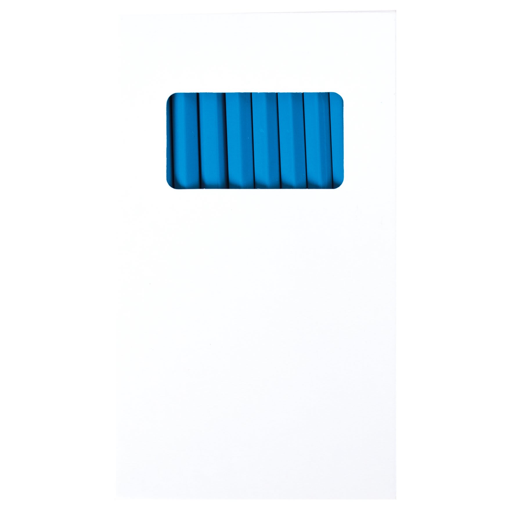 Fargeblyant tykke lys blå 10pk