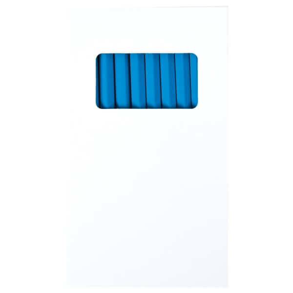 Fargeblyant tykke lys blå 10pk