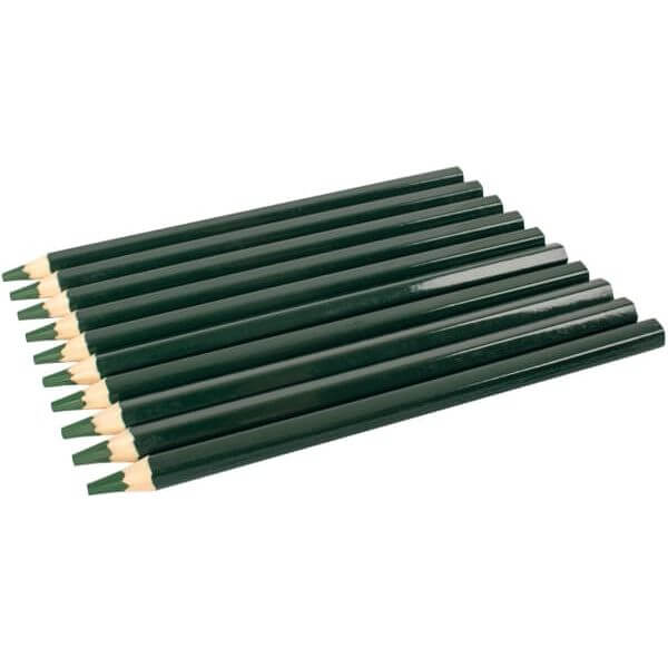 Fargeblyant tykke mørk grønn 10pk