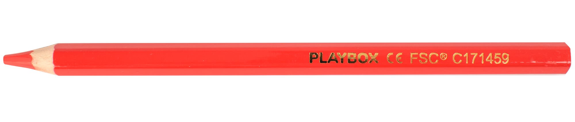 Fargeblyant tykke rød 10pk