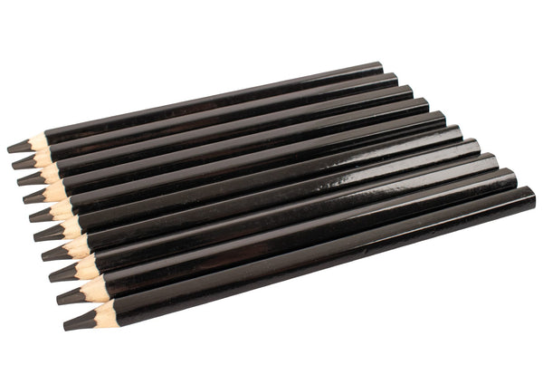 Fargeblyant tykke sort 10pk