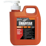 Håndrens Swarfega ORANGE 1l m/pumpe