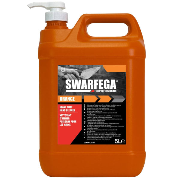 Håndrens Swarfega ORANGE 5l m/pumpe