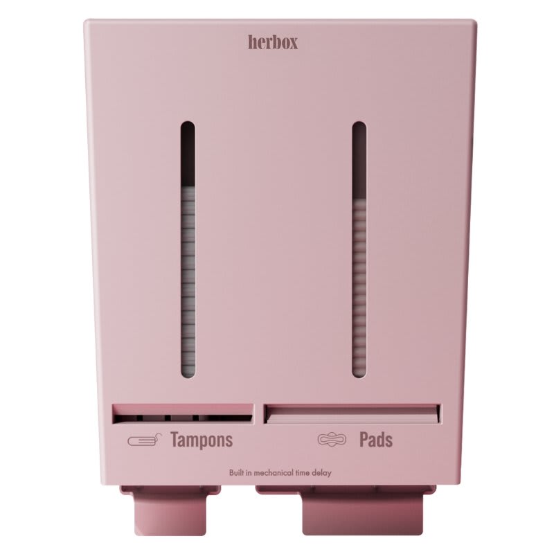 Dispenser resirk for tamponger/bind rosa
