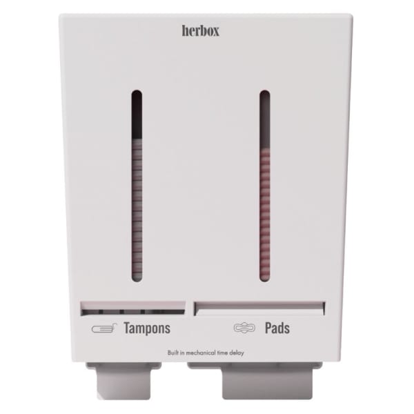 Dispenser resirk for tamponger/bind hvit