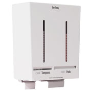 Dispenser resirk for tamponger/bind hvit