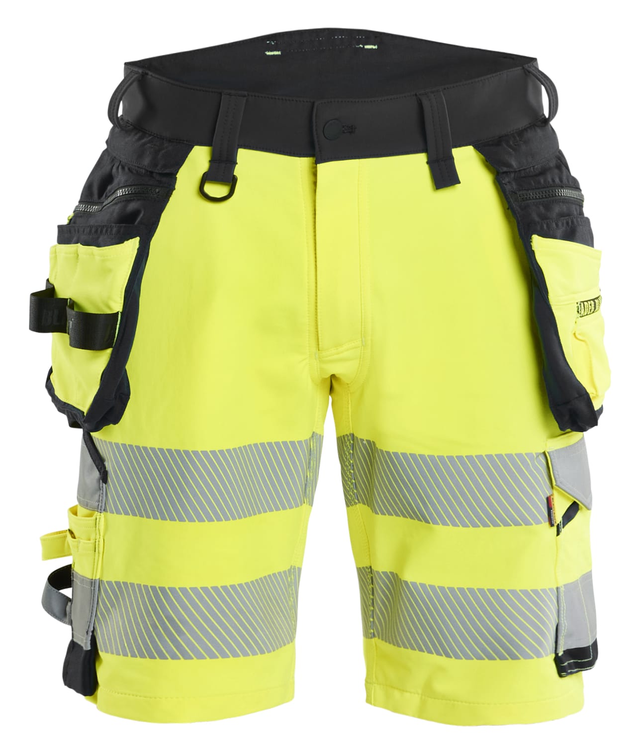 Håndverksshorts varsel 4-stretch gul C48
