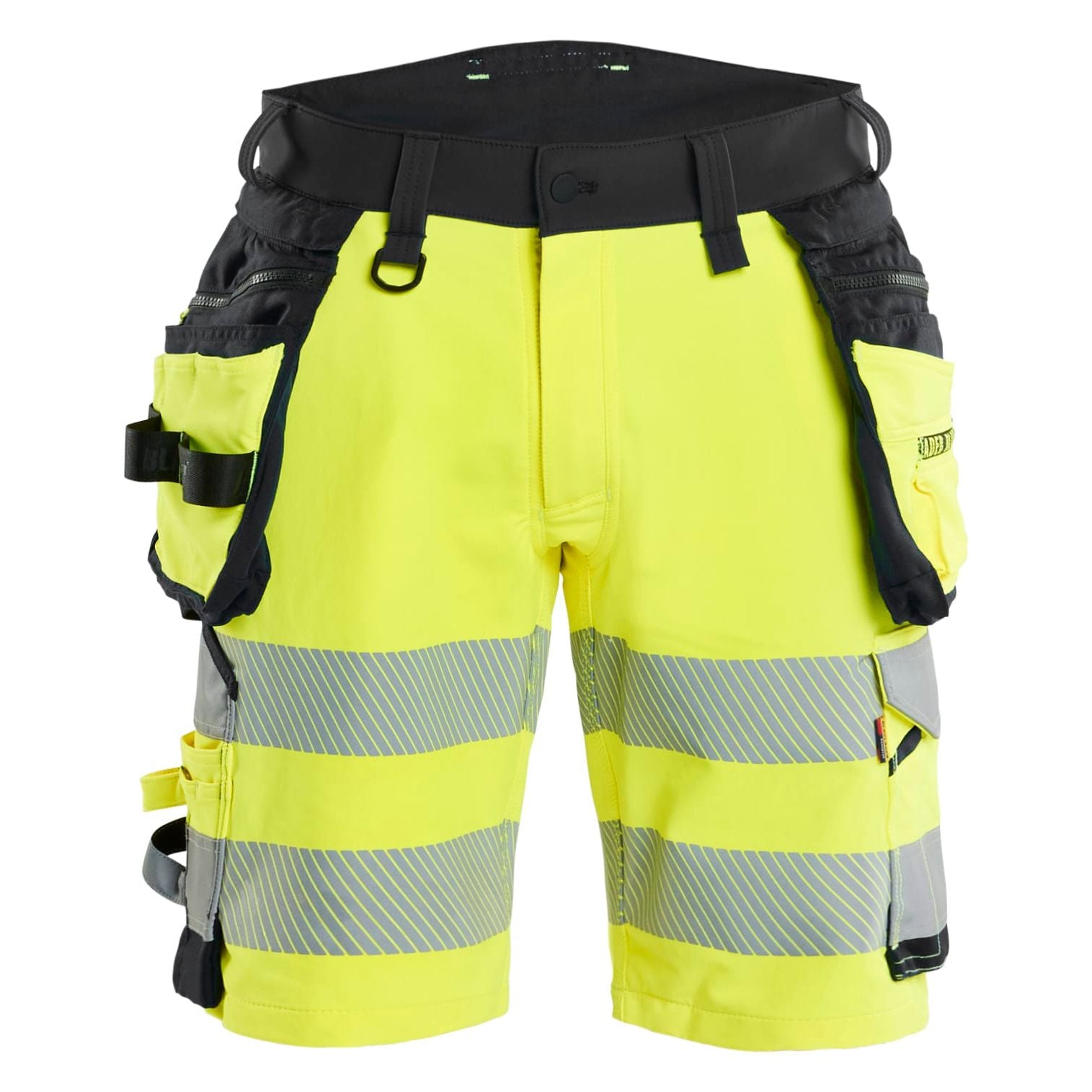 Håndverksshorts varsel 4-stretch gul C48