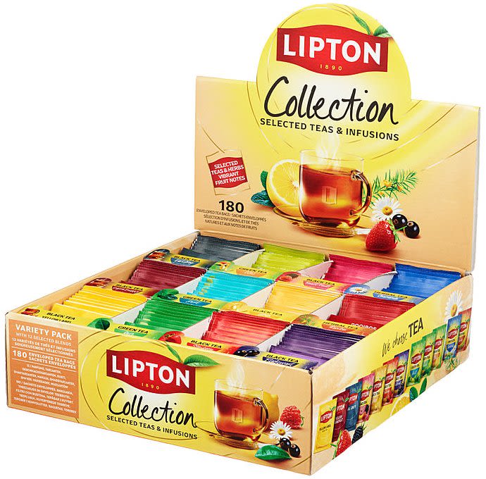 Te Lipton display 12 varianter 180stk