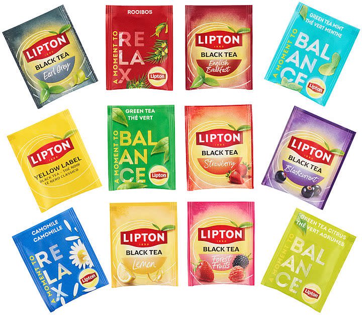 Te Lipton display 12 varianter 180stk