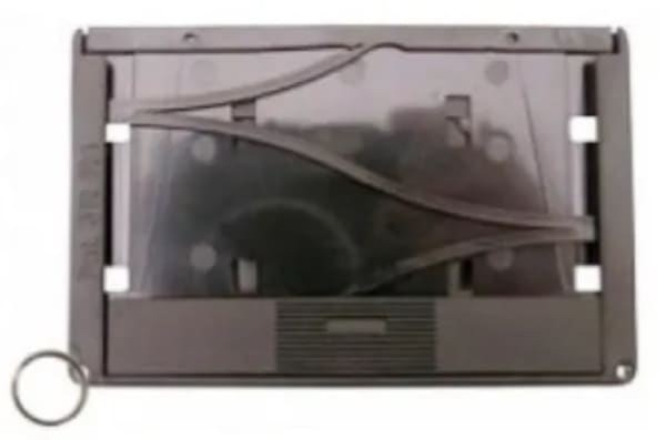 Kortholder skyv venstre nøkkelring sort