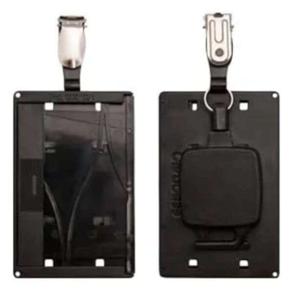 Kortholder m/jojo, klips, 1-kort v.skyv