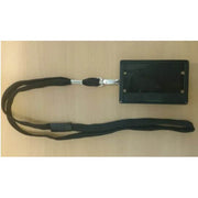 Kortholder m/jojo, bånd, 1-kort v.skyv