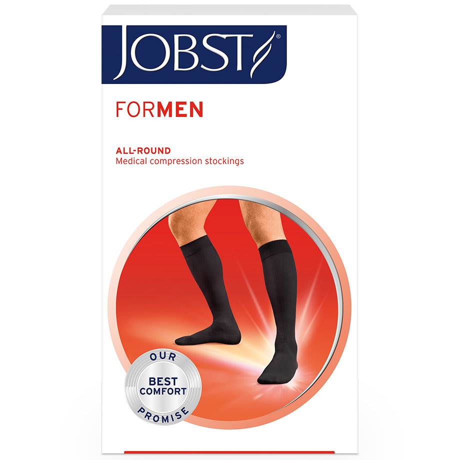 Kompresjon ForMen kne sort CT kl2 S