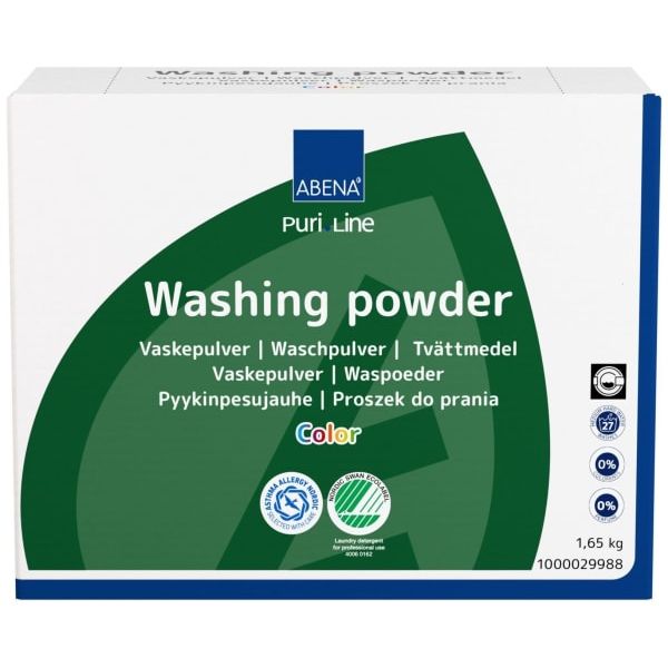 Tøyvask Abena kulør uparfymert 1,65kg