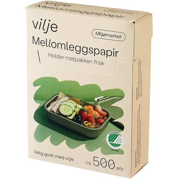 Mellomleggspapir 500Ark Vilje