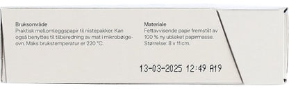 Mellomleggspapir 500Ark Vilje