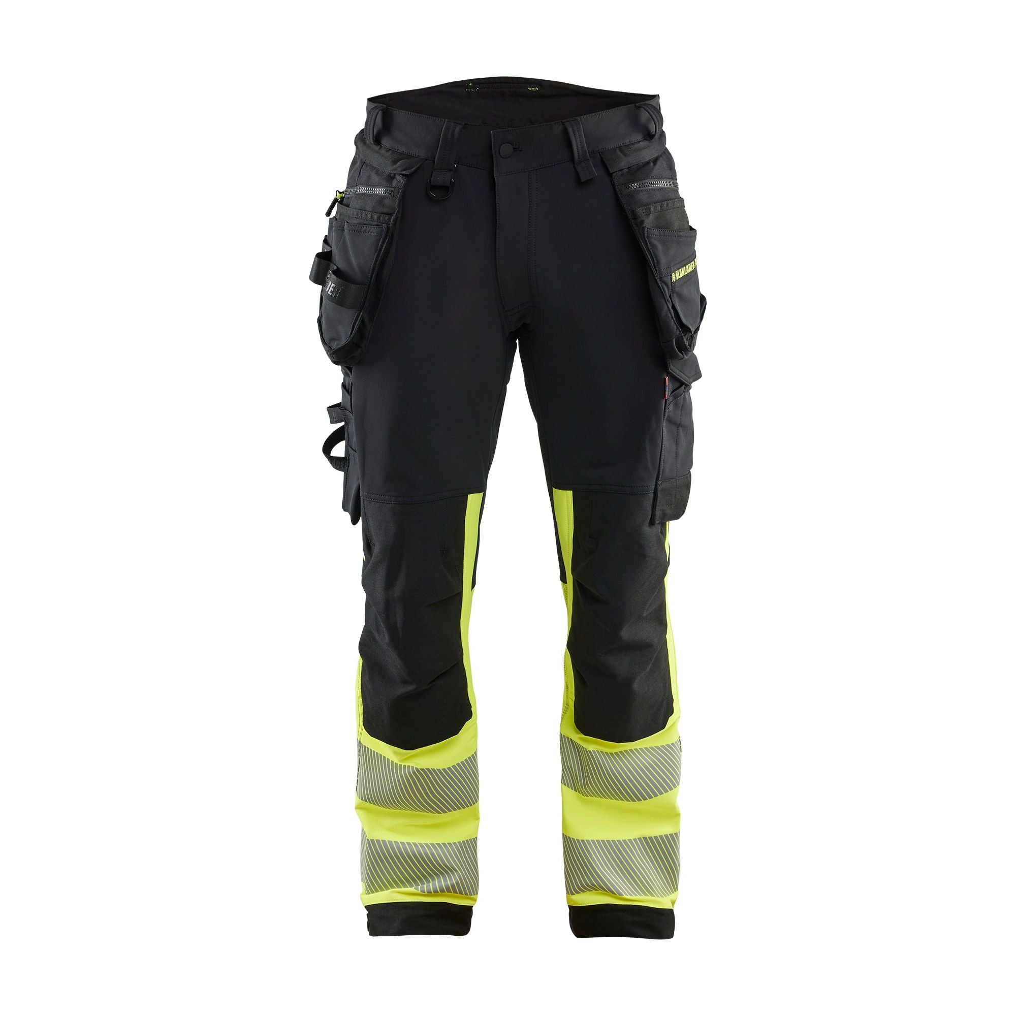 Bukse Varsel Stretch Svart/Gul C52