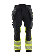 Bukse Varsel Stretch Svart/Gul C58
