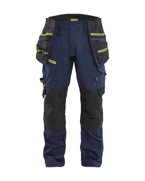 Bukse Håndverker STRIKER Blå/Gul C148