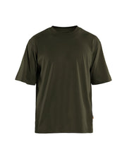 T-shirt Avslappet P.form Skogsgrønn S