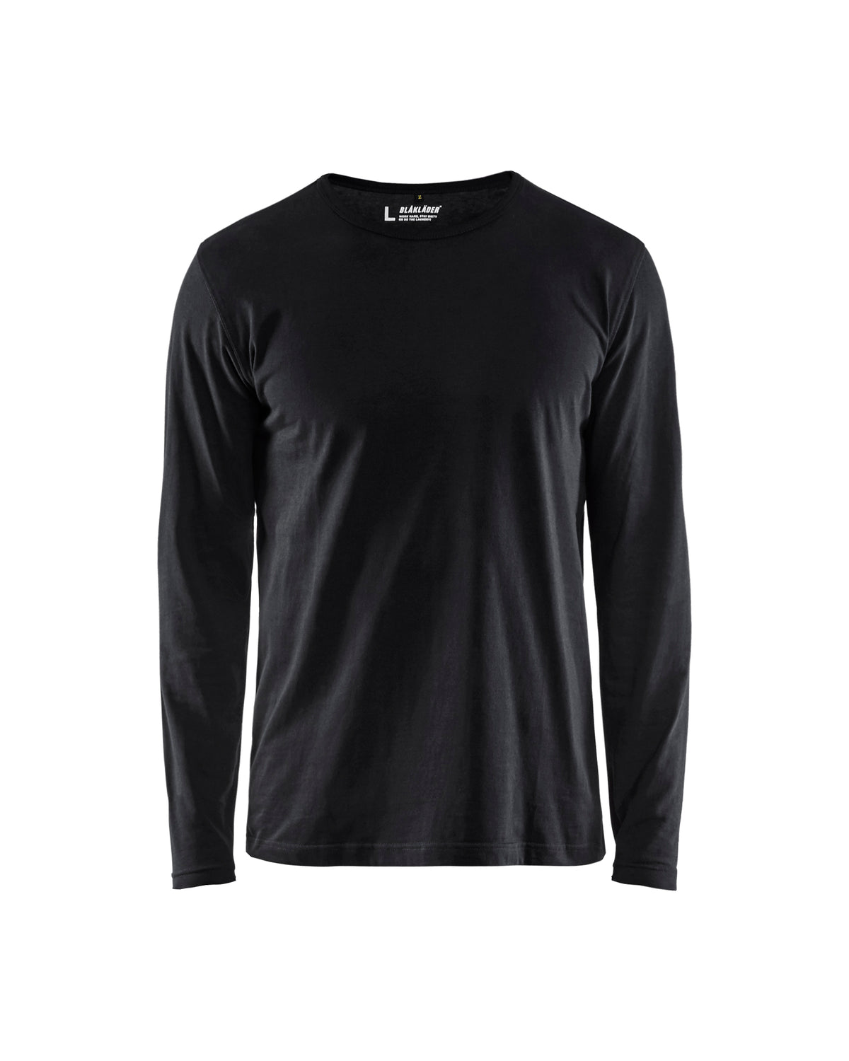 T-shirt Langermet Svart 3XLT