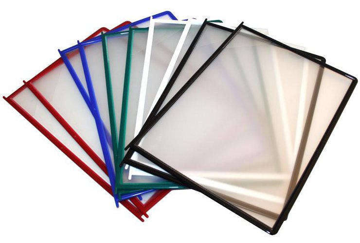 Displaylommer Quickload A4 Assortert