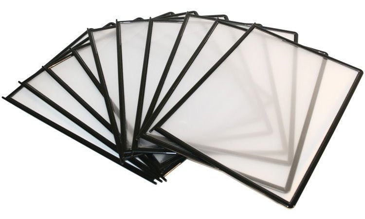 Displaylommer Quickload A4 Sort