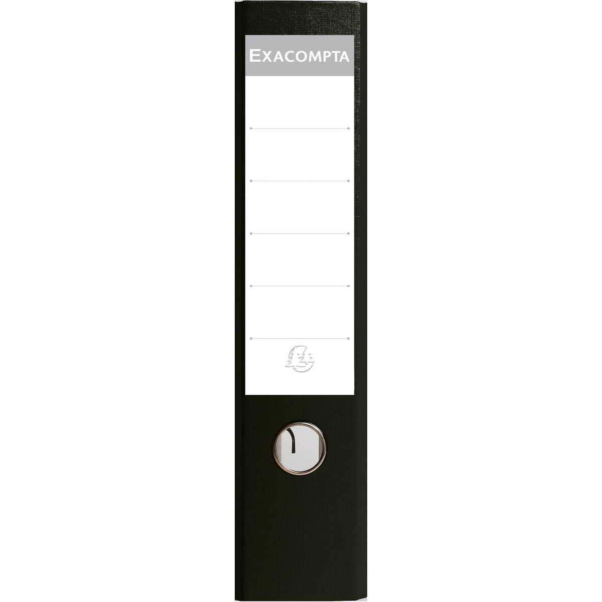 Brevordner A4 m/skinne 75mm sort