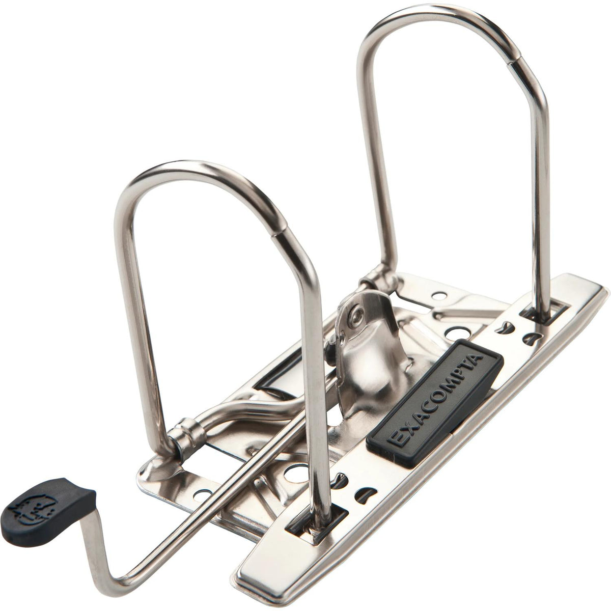 Brevordner A4 m/skinne 75mm sort