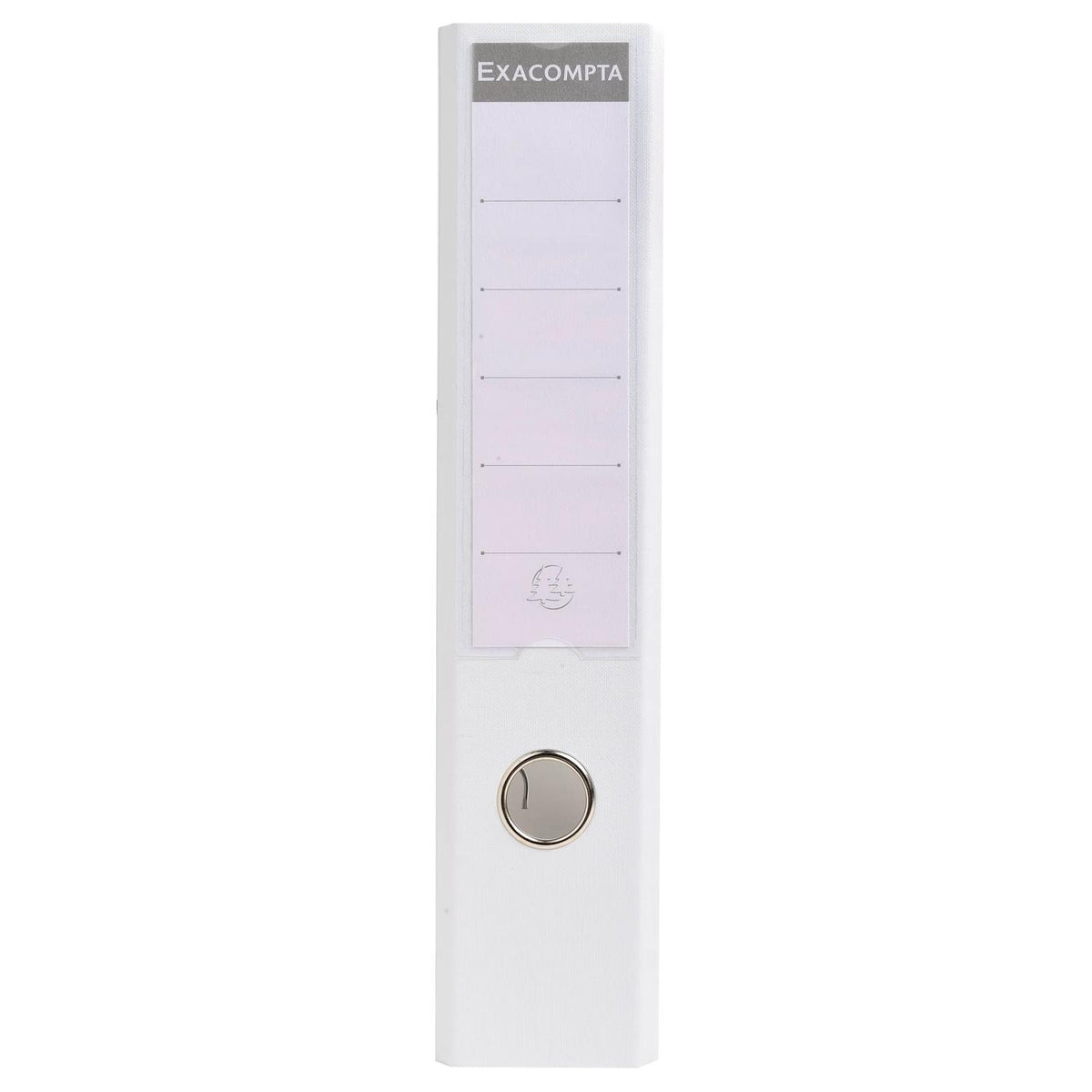Brevordner A4 m/skinne 75mm hvit