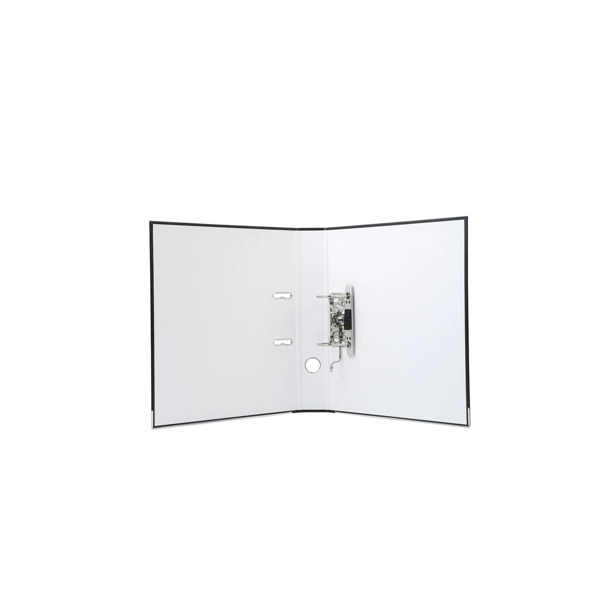 Smalordner A4 m/skinne 50mm sort