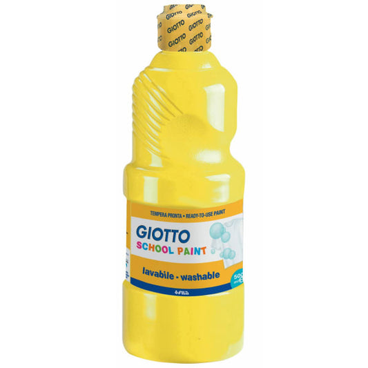 Skolemaling Giotto 500ml primærgul