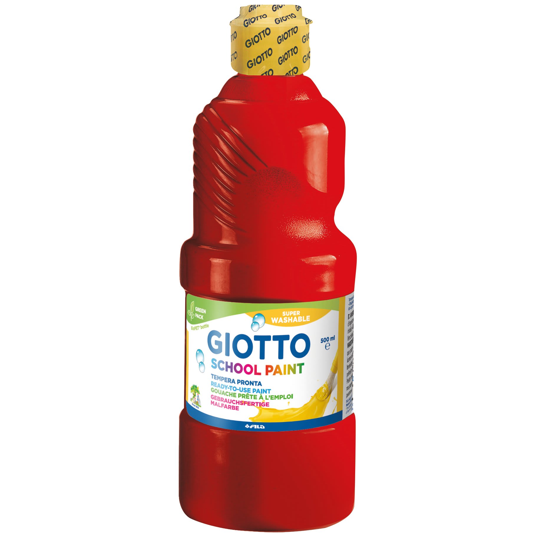 Skolemaling Giotto 500ml primærrød