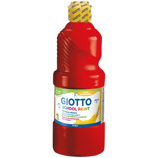 Skolemaling Giotto 500ml primærrød