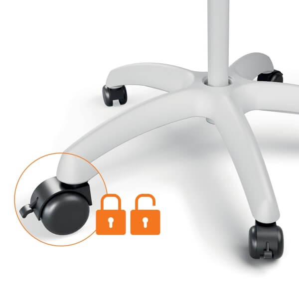 Flippoverstativ Premium Plus mobil Lakk