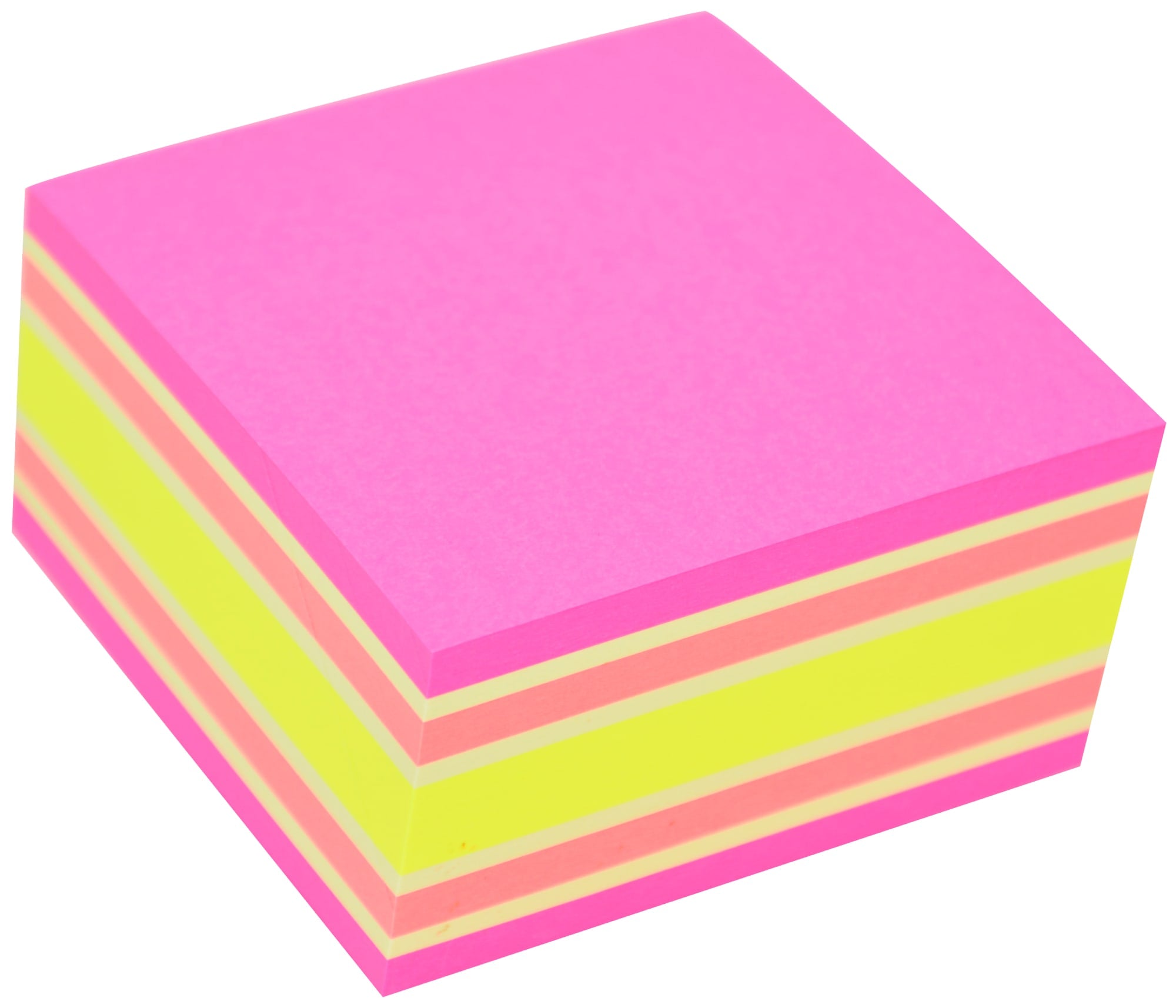 Notatblokk Stick'n kube 76x76 rosa