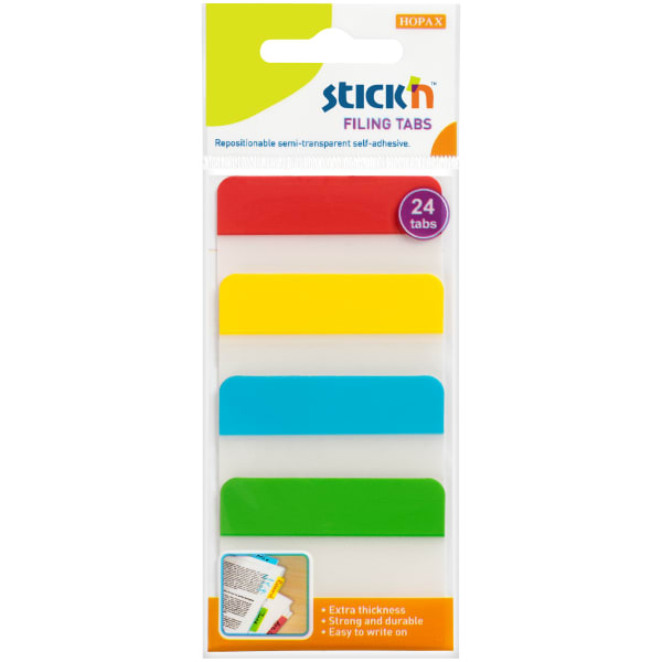 Tapemarkør Stick'n Index faner assortert