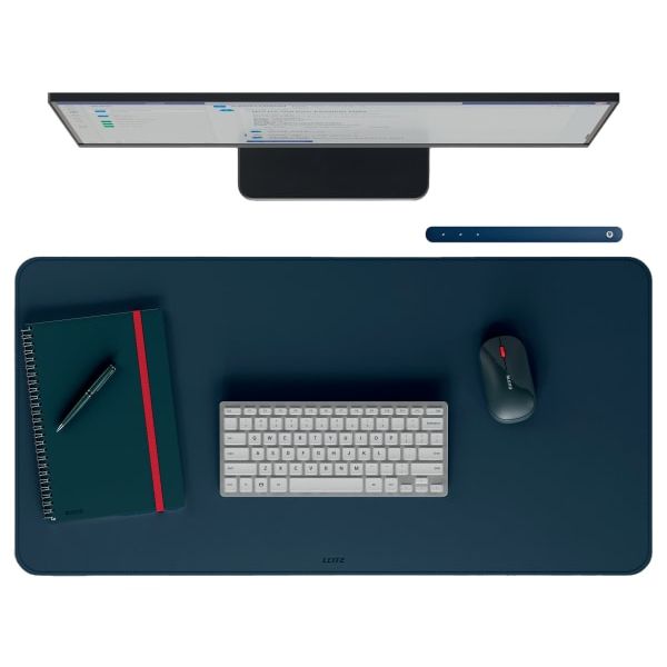 Skriveunderlag Leitz 40x80cm Mørk blå