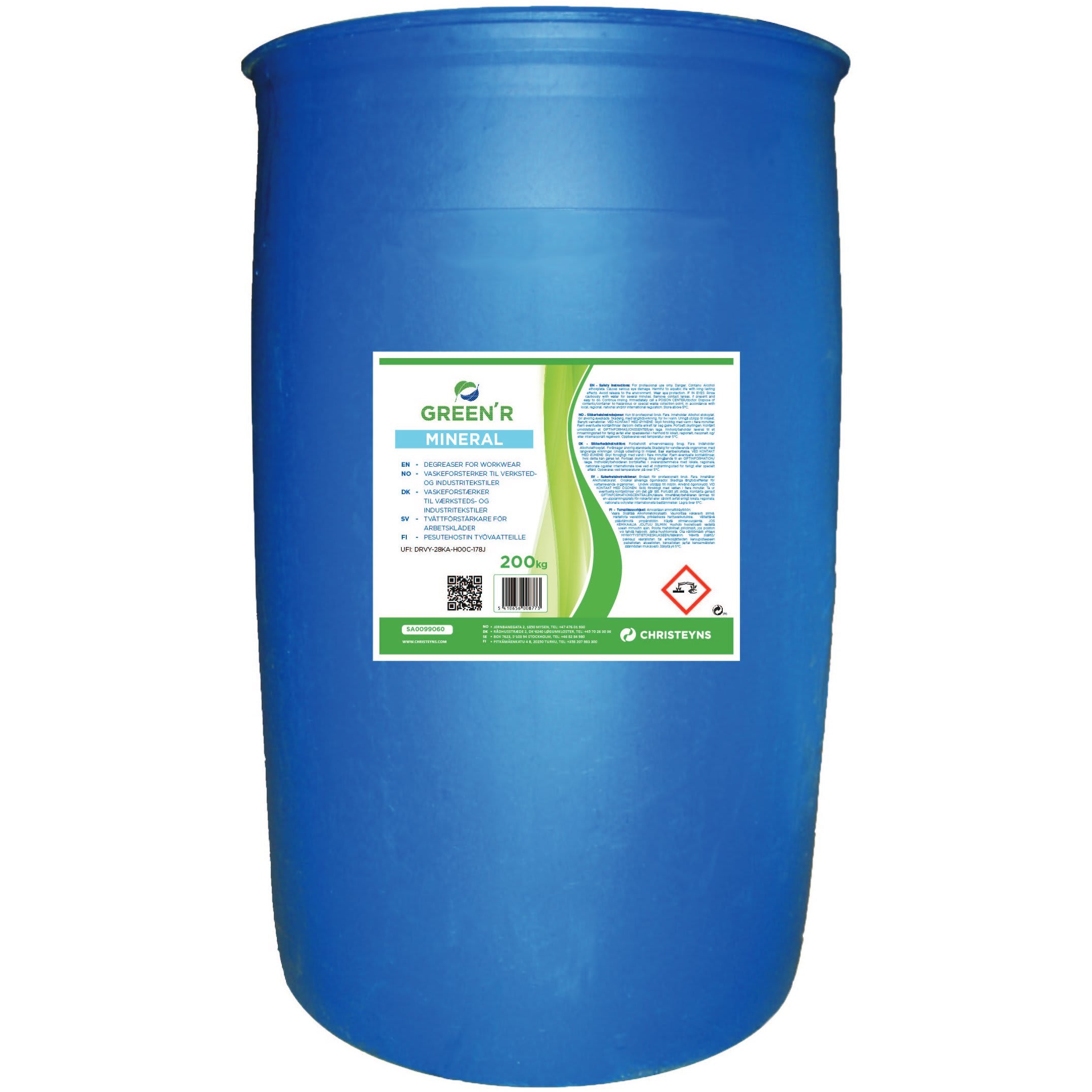 Vaskeforsterker Green'R Mineral 200kg