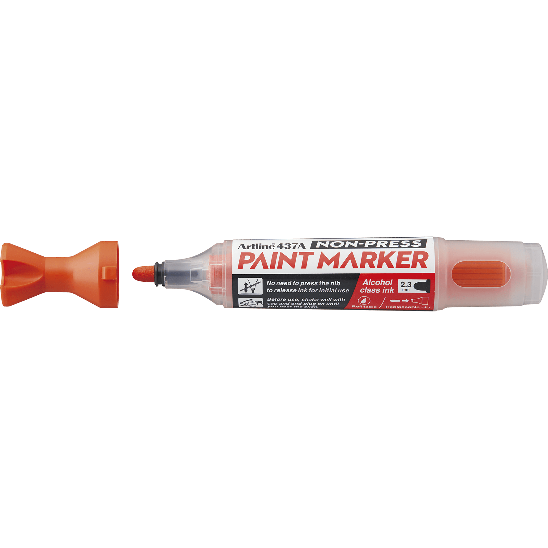 Tusj Paint Marker Artline 437A oransje