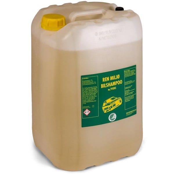 Bilshampo Ren Miljø m/voks 25l