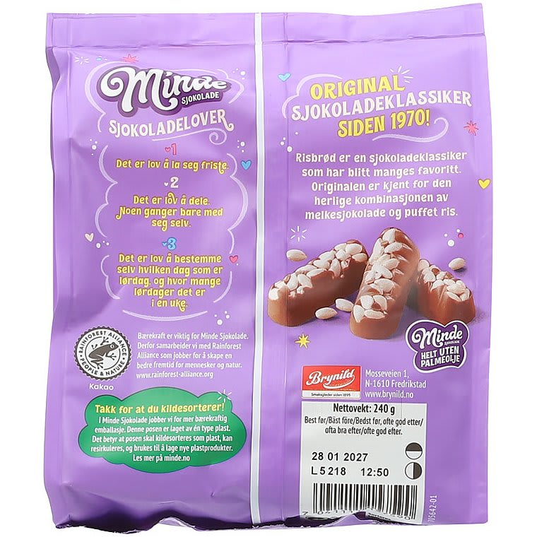 Minde risbrød 240g