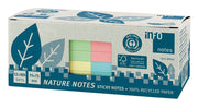 Notatblokk Resirkulert 75x75 assortert